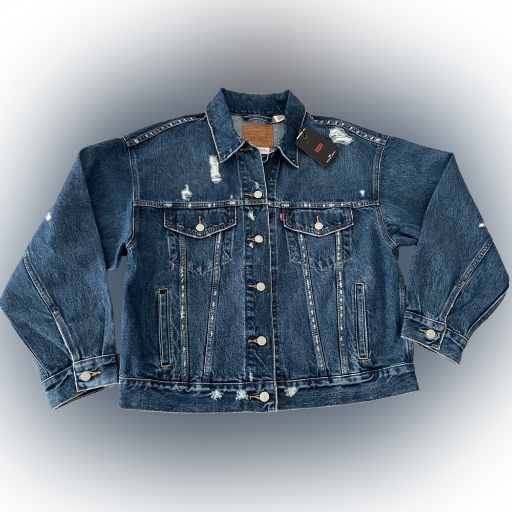 (NWT) Levi’s Women’s 90s Blue Trucker Jacket Size:M